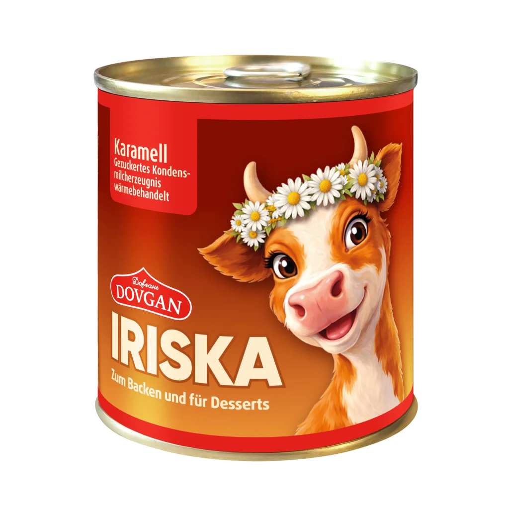 DOVGAN Iriska Gezuck. Kondensmilcherzeugnis Karamell 370g